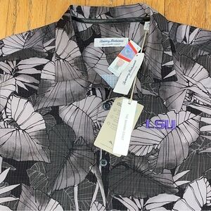 Tommy Bahama Men’s M LSU Tigers Bahama Coast Tropical Camp Shirt NEW $148